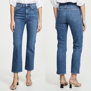 Agolde pinch waist high rise kick flare jeans